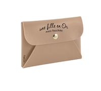 BUBBLE GUM Porte Monnaie Similicuir - Une Fille en Or