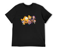 Bubble Guppies Cartoon Mens Cotton Tshirt Size 3XL