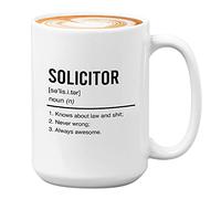 Bubble Hugs Tasse à café avocat blanc 445 ml - Solicitor - Étudiant en droit Droit School Law Her Attorney Advocate Esquiire Barrister