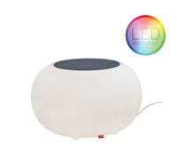 Bubble Indoor LED siège avec coussin violet Moree - 4260218360129