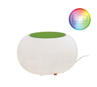 Bubble Indoor LED siège avec coussin violet Moree - 4260218360129