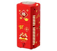 Bubble Machine - 20 Holes Event Supplies with Sound and Light, Birthday Party Bubble Blower, Bubbles Machine for Wedding Photography Studio Stage Performances Birthday Night Clubs Festivals