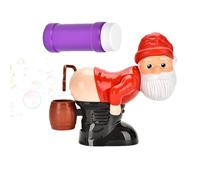 Bubble Machine, Automatic Blowing Toy for Kids, Santa Bubble Blower Machine, Girls Boys Family Fun at Poolside Yard Beach Swimming Pool Summer Games Party Carnival