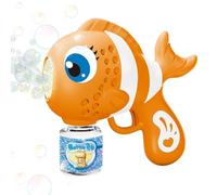 Bubble Machine, Automatic Bubble Blower, Kids Electric Summer Toy, 16-Hole Output, Sound and Light Effects for Outdoor Birthday Parties Holiday Gatherings, 7.28x3.15x7.87 inches 100ml