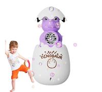 Bubble Machine, Dinosaur Bubble Toy, Light Up Egg Blower, 6.02x4.61 inches, Interactive Glow Feature, Educational & Portable Design, Ideal for Kids Backyard Parties and Holiday