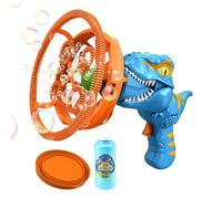 Bubble Machine (Dinosaur Design) - Battery Operated Automatic Bubble Blower | Kids Summer Toy with 1000+ Bubbles/Min | Outdoor Play, Birthday Party Gift for Girls Boys Age 3-8, Backyard Patio Fun