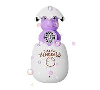 Bubble Machine, Dinosaur Egg Blower Toy, Interactive Glow Feature, Fun and Educational Bubble Maker, Convenient for Backyard Parties, Kids Birthdays, Easter, Beach Activities