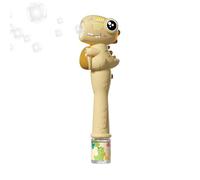 Bubble Machine for Kids - Dinosaur Shape Automatic Blower Rechargeable Bubble Maker with Lights Cute Handheld Outdoor Bubbles Toy for Boys Girls Age 3+