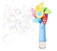 Bubble Machine Kids Toy, Handheld Flower Bubble Maker, Outdoor Indoor Foam Blower Toy for Backyard Beach Pool School Party Play Fun for Boys Girls Gift Activity Set