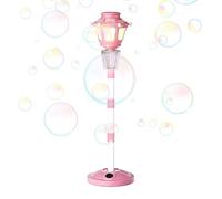 Bubble Machine - Rechargeable Outdoor Party Bubble Blower for Kids Boys Girls School Home Beach Picnic Birthday Wedding Events | LED Light Effect, Portable ABS Body, USB Charging, High Output Bubbles