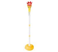 Bubble Machine - Torch Shape Automatic Bubble Blower, LED Light & Music Foam Sprayer, Adjustable Height Bubbles Toy, Outdoor Party Entertainment Device, Continuous Bubbles Generator for Patio