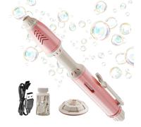 Bubble Machine Wand - ABS Pen Shape Automatic Foam Maker with LED Light | Handheld Bubble Blower Toy for Kids Outdoor Backyard, Pool, Beach, Park, Lawn, Garden, Wedding