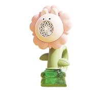 Bubble Maker for Kids | Electric Flower Shaped Bobble Machine, Handheld Bubble Maker Outdoor with Lights for Garden Beach Backyard Park