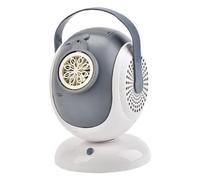 Bubble Maker, Rotating Machine, 6.3x5.51x7.87 inches, LED Light, Rechargeable Design, Portable Toy, ABS Material, White Color, 585g Weight, for Outdoor Fun, Kids Travel, Party Supply, Backyard