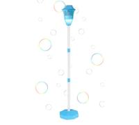 Bubble Maker Stand - Children’s Outdoor Automatic Bubble Machine | Sturdy Synthetic with Colorful LED Illumination, Fun Rechargeable Toy, for Family, Friends, Picnics, Outdoor Events