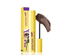 Bubble Mascara - mascara waterproof noir,Formule anti-bavures, anti-paquets et waterproof pour des cils épais et bien définis,Naturellement maquillage des yeux ne fleurit pas (Brun)