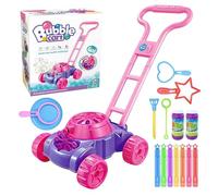 Bubble Mower for Home - Push Bubble Blower Toy, Backyard Pretend Play Cart | Foam Producing Walking Activity Machine Outdoor Garden Play Equipment Child Movement Fun Device, for Kids Party