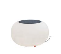 Bubble Outdoor siège avec coussin rouge Moree - 4260218360136