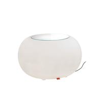 Bubble Outdoor Table d'appoint avec plateau en verre Moree - 4260218360136