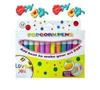 Bubble Pen Set - 3D Colorful Heat Activated Painting Markers, Handmade Art