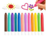 Bubble Pens, Vibrant 12 Colors Stationery Markers, Raised 3D Bubble Pens