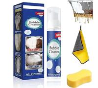Bubble Power Cleaner, Bubble Cleaner Foam Spray, All Purpose Rinse Cleaning Foam, Multi-Purpose Cleaning Foam, Powerful Stain Removal Kit, Stubborn Grease & Grime Remover (100ML, 1Pcs)