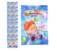 Bubble Solution Recharge - 10 ml, matériau respectueux de l'environnement, taille 6,1 cm, liquide pour machine à bulles, mélange à haut rendement 1:6, formule longue durée, concentré de bulles