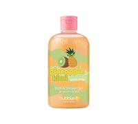 Bubble T Cosmetics Gel douche et bain Smoothie ananas et kiwi, parfum fruité amusant, rempli d'extraits fruités pour nourrir et hydrater la peau 500 ml