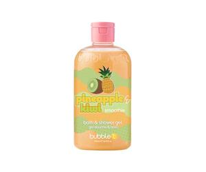 Bubble T Cosmetics Gel douche et bain Smoothie ananas et kiwi, parfum fruité amusant, rempli d'extraits fruités pour nourrir et hydrater la peau 500 ml