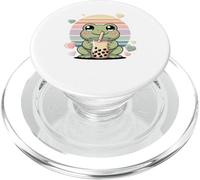 Bubble Tea Grenouille Mignonne Boba Arc en Ciel PopSockets PopGrip pour MagSafe