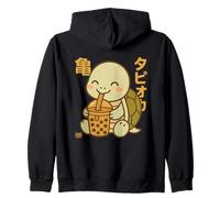Bubble Tea Tortue Boba Kawaii Tapioka Anime Cute Sweat à Capuche