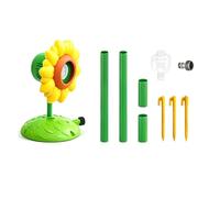 Bubble Tower - 127cm Sunflower Street Lamp Automatic Bubble Machine with Music Water Sprayer, Outdoor Blower Toy for Garden Patio Backyard Lawn Party Wedding Festival