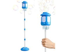 Bubble Tower - Automatic Bubbles Machine with Light and Music, Adjustable Height Street Lamp Outdoor Blower Toy, Bubble Maker for Garden Patio Backyard Lawn Party Wedding Festival Decoration