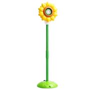 Bubble Tower, Sunflower Street Lamp Outdoor Blower Toys with Music, 50 Inch Automatic Machine with Water Sprayer, Garden Kit for Patio, Backyard Décor, Entryway Gift Set for Lawn Party and Celebration