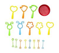Bubble Wand Garden Toy- 9 x 9 x 2 cm Kids Bubble Wand | Machine à bulles pour | 17 pièces jeu de plage interactif amusant | Jouet à bulles de fleurs pour anniversaire garçon de Pâques C