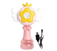 Bubble Wand Machine - Handheld LED Bubble Blower, Three Speed Automatic Maker, Ergonomic Handle Toy | Wand Blower for Backyard Park Beach Party Outdoor Fun Kids Backyard Park Beach