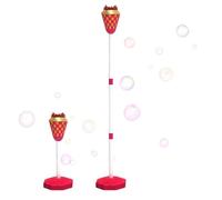Bubble Wand Toy, Adjustable Height Blower, Light Music Bubble Maker Handheld Standing Design, for Boys Girls Outdoor Backyard Pool Beach Park Lawn Party Activity Entertainment Use 46.46x7.87x7.87in