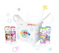 Bubble World - GABBY'S Party Pack - 12 flacons de Bulles - 60 ML - Tubes Unicolore et souffleur intégré - Parfait pour Les fêtes d'anniversaire pour Votre Enfant et Vos Amis - Fabriqué en Italie