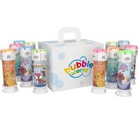 Bubble World - Lot de 12 Bulles de Savon Disney/Marvel Mix pour Enfants - Party Pack de 60 ML - Gadgets d'anniversaire sur Le thème des héros et des Princesses - Fabriqué en Italie