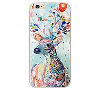 Bubblegum® Coque de protection pour iPhone Motif chat mignon, Gel, Artistic Reindeer, iPhone 4 4s