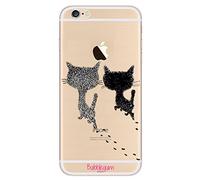 Bubblegum® Coque de protection pour iPhone Motif chat mignon, Gel, Artistic Walking Cats, iPhone 6+ 6splus