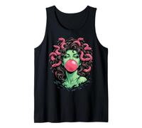 Bubblegum Medusa Mythology Snake Hair Goddess Feminist Débardeur
