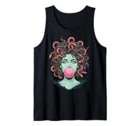 Bubblegum Medusa Mythology Snake Hair Goddess Feminist Débardeur