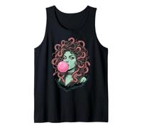 Bubblegum Medusa Mythology Snake Hair Goddess Feminist Débardeur