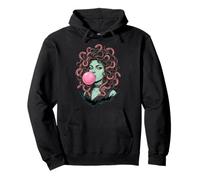 Bubblegum Medusa Mythology Snake Hair Goddess Feminist Sweat à Capuche