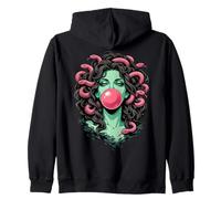 Bubblegum Medusa Mythology Snake Hair Goddess Feminist Sweat à Capuche
