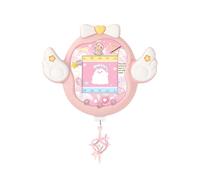 BUBBLELOGUS Angel Wing Coque de protection pour Tamagotchi Uni, coque en silicone TPU souple avec façade et bouchon anti-poussière en forme d'étoile - Anti-rayures et étanche (rose)
