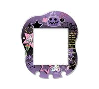BUBBLELOGUS Autocollant holographique laser pour Tamagotchi Uni - Autocollant de plaque faciale à faire soi-même - Peau de protection scintillante pour animal virtuel - (pour uni-diable violet)