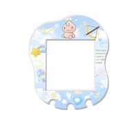 BUBBLELOGUS Autocollant holographique laser pour Tamagotchi Uni - Autocollant de plaque faciale à faire soi-même - Peau de protection scintillante pour animal virtuel - (pour uni-Angel Blue)