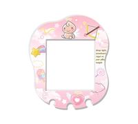 BUBBLELOGUS Autocollant holographique laser pour Tamagotchi Uni - Autocollant de plaque faciale à faire soi-même - Peau de protection scintillante pour animal virtuel - (pour uni-Angel Rose)